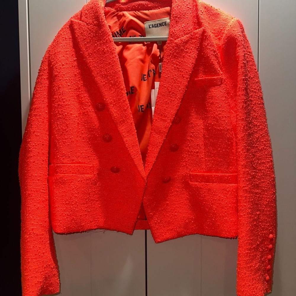 L'AGENCE Vibrant Red Blazer